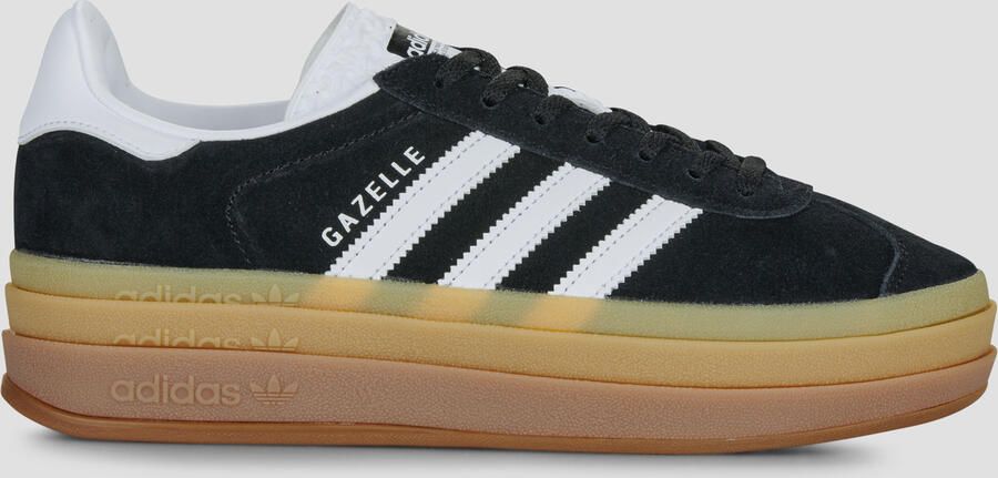 Adidas Originals Gazelle Bold Dames Core Black Cloud White Cloud White- Dames Core Black Cloud White Cloud White - Foto 6
