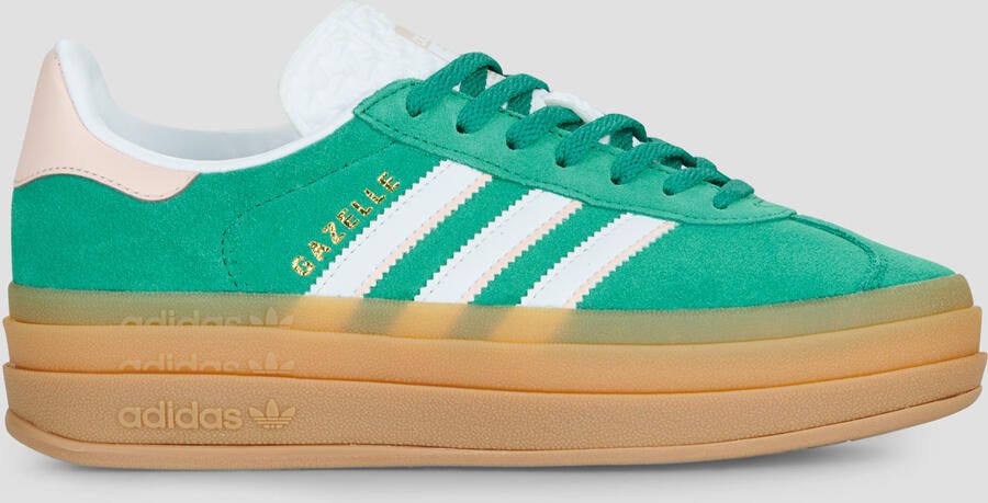 ADIDAS ORIGINALS Sneakers 'Gazelle Bold' groen poederroze wit