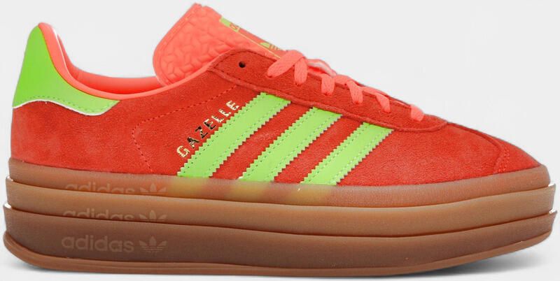 Adidas Lage Sneakers Gazelle Bold Solar Orange Solar Green ( 's)