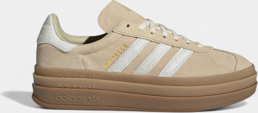 Adidas Lage Sneakers Gazelle Bold Stone Khaki Cream White ( 's)
