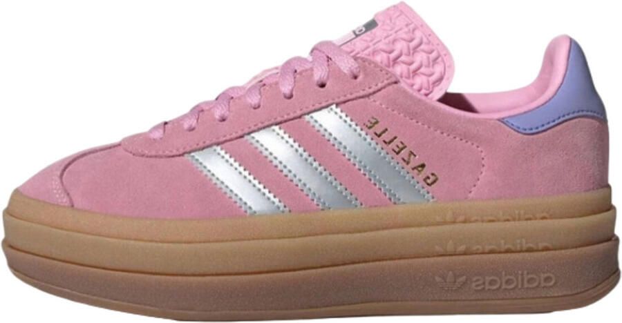 Adidas Originals Gazelle Bold Junior True Pink Silver Metallic Light Purple- Dames True Pink Silver Metallic Light Purple - Foto 4