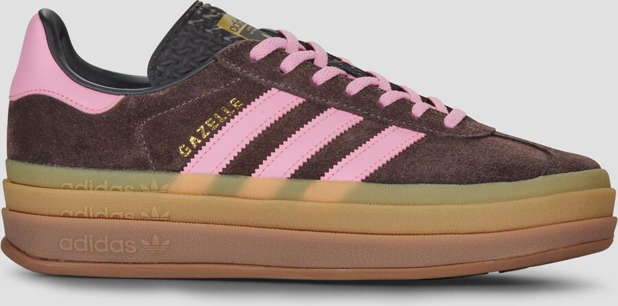 ADIDAS ORIGINALS Sneakers laag 'GAZELLE BOLD' chocoladebruin goud rosa - Foto 4