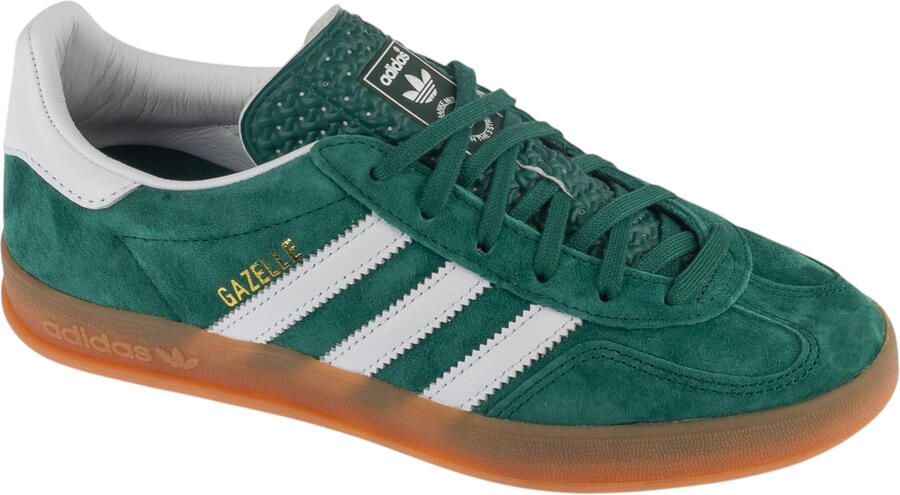 Adidas Originals Gazelle Indoor Collegiate Green Cloud White Gum- Collegiate Green Cloud White Gum - Foto 5