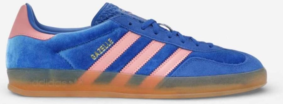 Adidas Lage Sneakers Gazelle Indoor Blue Semi Pink Spark (W)
