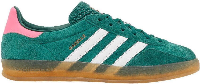 Adidas Lage Sneakers Gazelle Indoor Collegiate Green Lucid Pink ( 's)