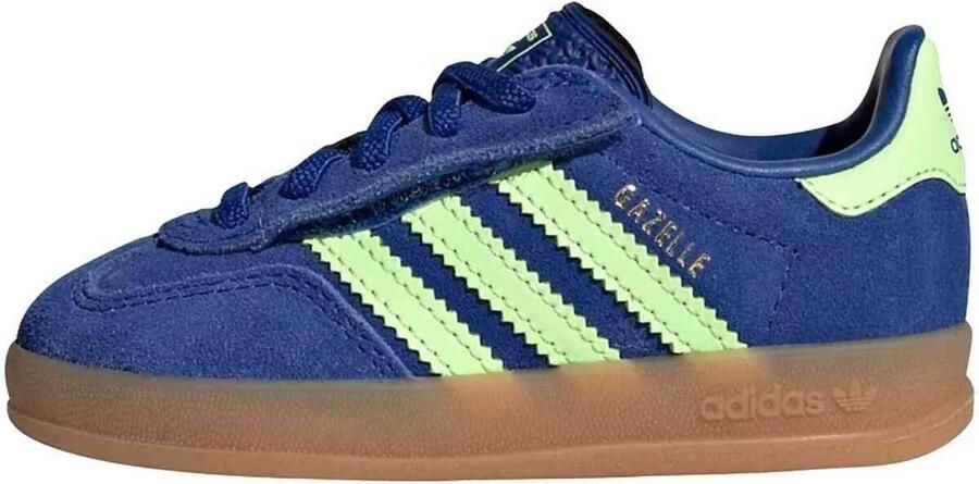 Adidas Lage Sneakers Gazelle Indoor Comfort Closure Elastic Lace "Royal Blue Green