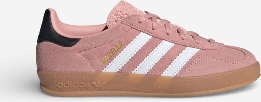 Adidas Lage Sneakers Gazelle Indoor Wonder Mauve Cloud White Core Black (GS) - Foto 3