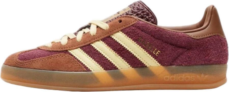 Adidas Lage Sneakers Gazelle Indoor Maroon Almost Yellow