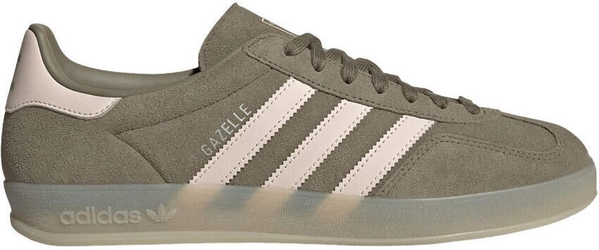 Adidas Lage Sneakers Gazelle Indoor Olive Strata Wonder Quartz