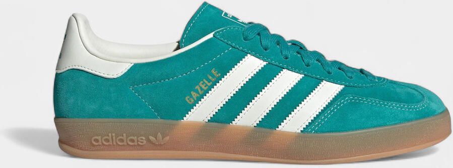 Adidas Lage Sneakers Gazelle Indoor Pure Teal Off White Gold Metallic