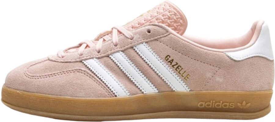 Adidas Originals Gazelle Indoor Dames Sandy Pink Cloud White Gum- Dames Sandy Pink Cloud White Gum - Foto 4