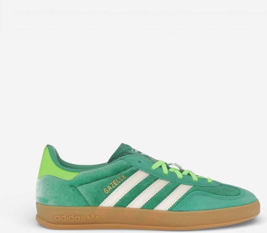 Adidas Lage Sneakers Gazelle Indoor Semi Court Green Velvet (W)