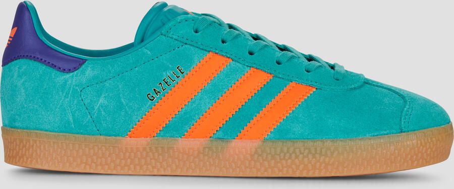 Adidas Originals Gazelle sneakers turquoise oranje