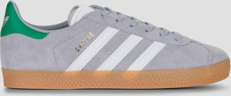 Adidas Originals Gazelle sneakers zilvergrijs groen wit - Foto 4