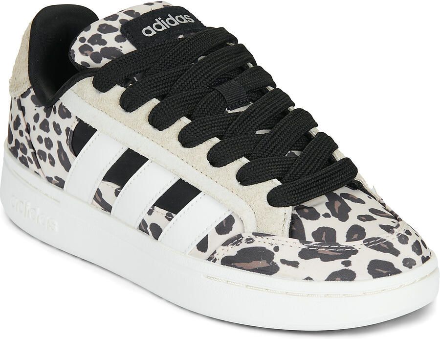 ADIDAS SPORTSWEAR Sneakers laag 'GRAND COURT ALPHA' beige donkerbruin zwart wit