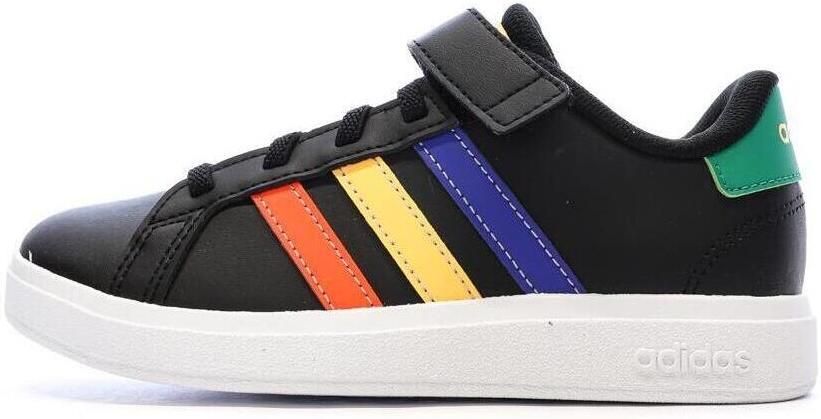 Adidas Core adidas Sportswear Grand Court Schoenen met Elastische Veters en Klittenband Kinderen Zwart - Foto 12