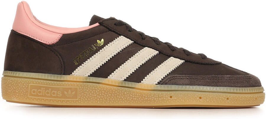 Adidas Bruine Sneakers met Drie Strepen