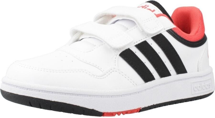 Adidas Originals Hoops sneakers wit zwart rood Imitatieleer 28 - Foto 4