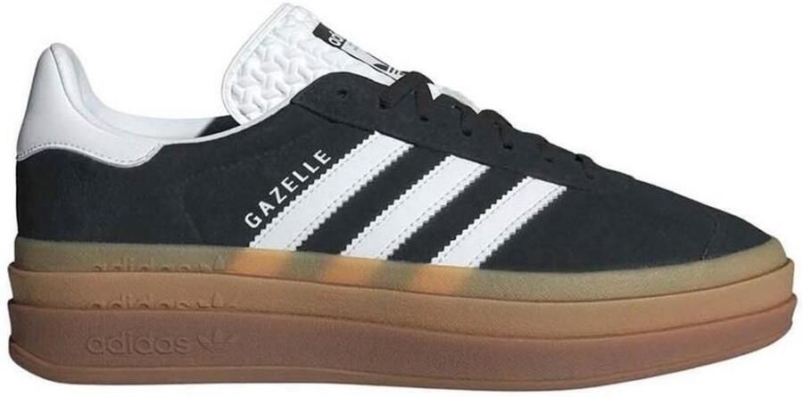 Adidas Originals Gazelle Bold Core Black Cloud White Cloud White- Core Black Cloud White Cloud White - Foto 5