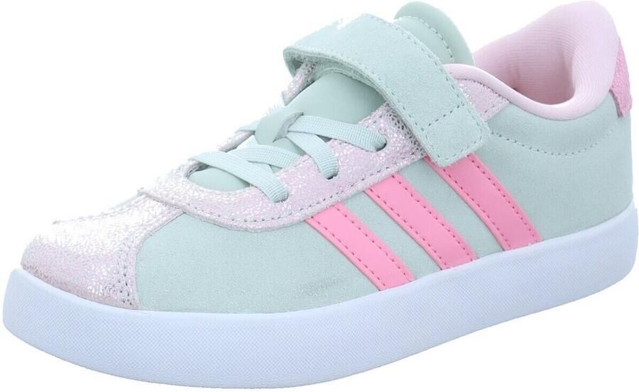 Adidas VL Court 3.0 Sneakers groen Leer Dames - Foto 6