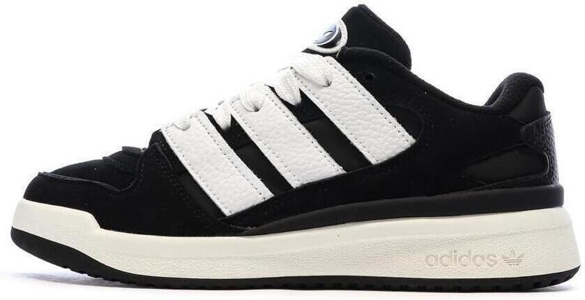 Adidas Forum2000 Heren Schoenen Zwart Maat: 44 2 3 Leer Foot Locker