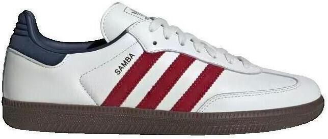 Adidas Originals Samba OG Core White Team Victory Red Night Indigo- Dames Core White Team Victory Red Night Indigo