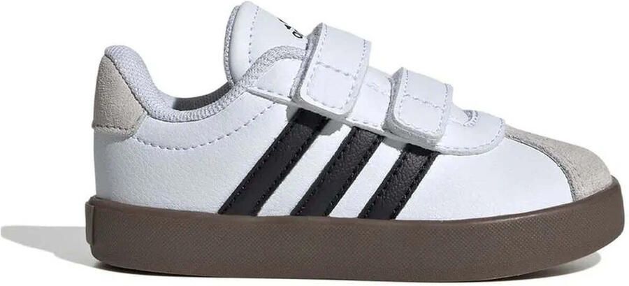 Adidas Sportswear VL Court 3.0 sneakers wit zwart beige Suede 24 - Foto 5