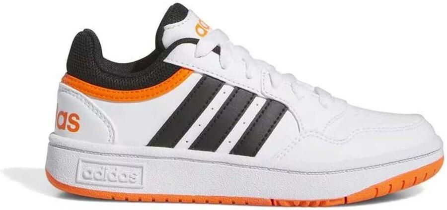 Adidas Sportswear Hoops 3.0 sneakers wit zwart oranje Imitatieleer 38 2 3 - Foto 4