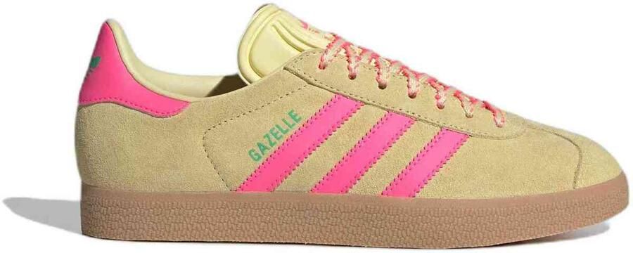 Adidas Originals Gazelle sneakers geel roze