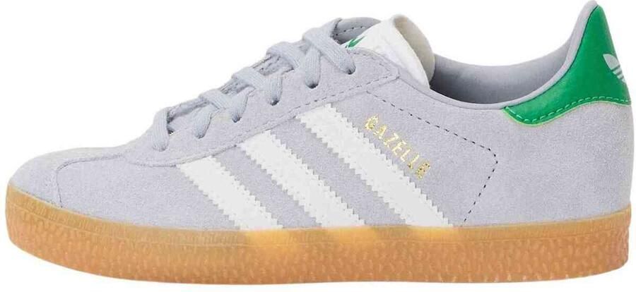 Adidas Originals Gazelle sneakers grijs wit groen - Foto 4