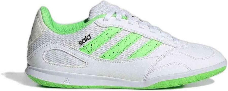 Adidas Perfor ce Super Sala Competition 3 junior zaalvoetbalschoenen wit limegroen - Foto 4