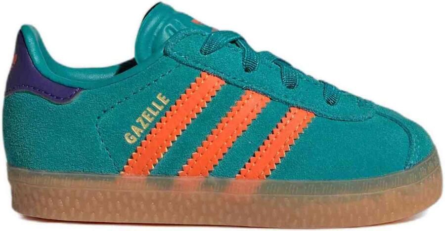 Adidas Gazelle Comfort Closure Elastic Laces Shoes Kids
