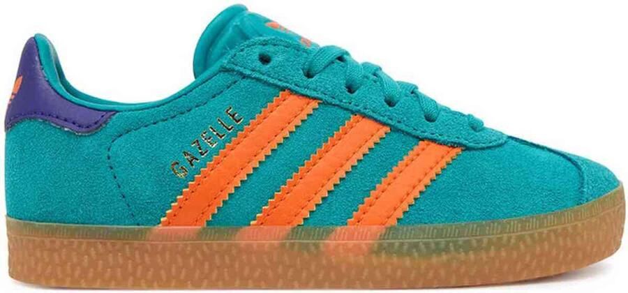 Adidas Originals Gazelle sneakers turquoise oranje - Foto 2