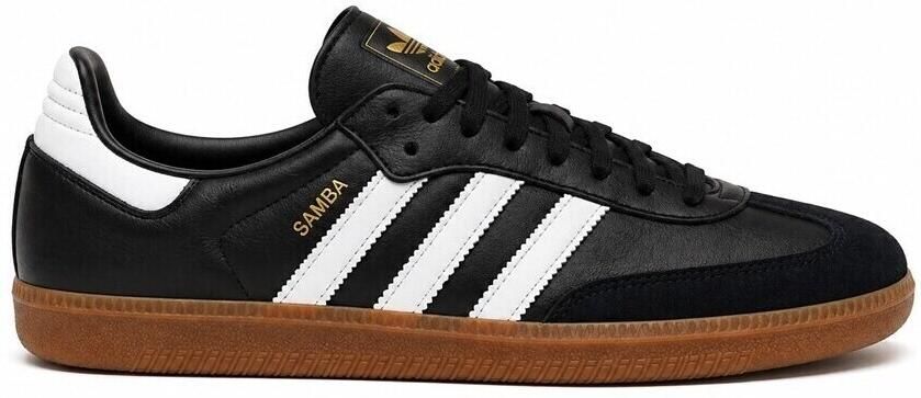 Adidas Originals Zwarte Sneakers met Leren Bovenwerk en Rubberen Zool Black Heren - Foto 6