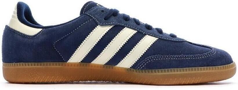 ADIDAS ORIGINALS Sneakers laag 'Samba' chamois donkerblauw goud