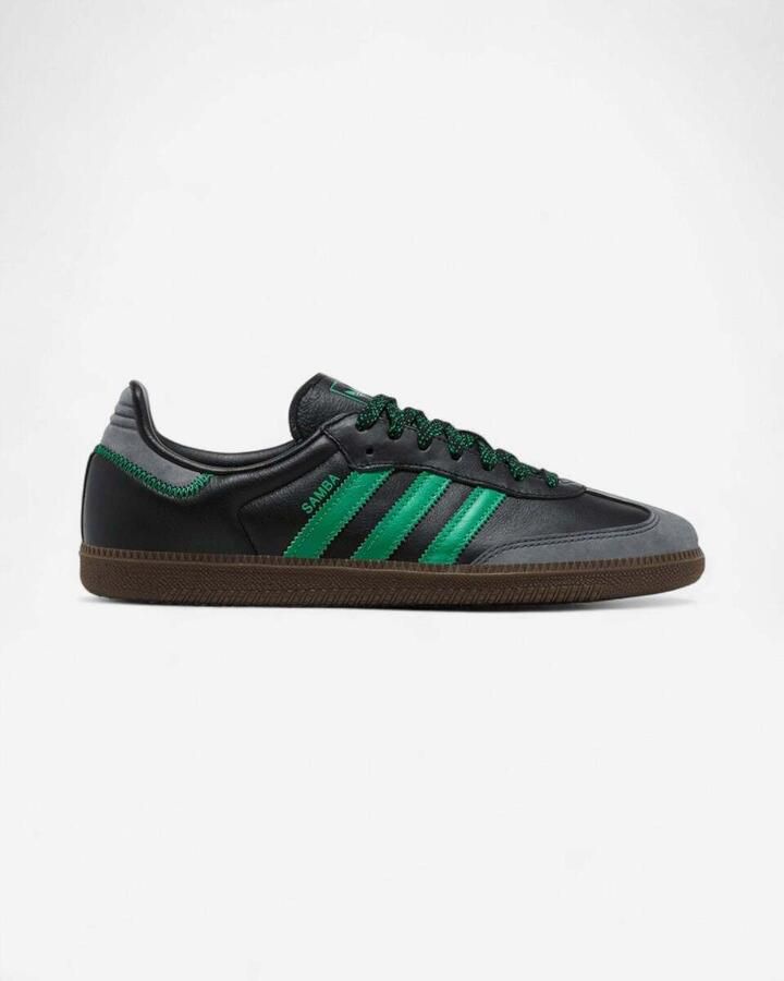 Adidas Lage Sneakers Samba OG Black Green (Women's)