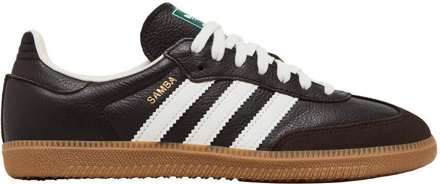 Adidas Lage Sneakers Samba OG Dark Brown Off White Gum