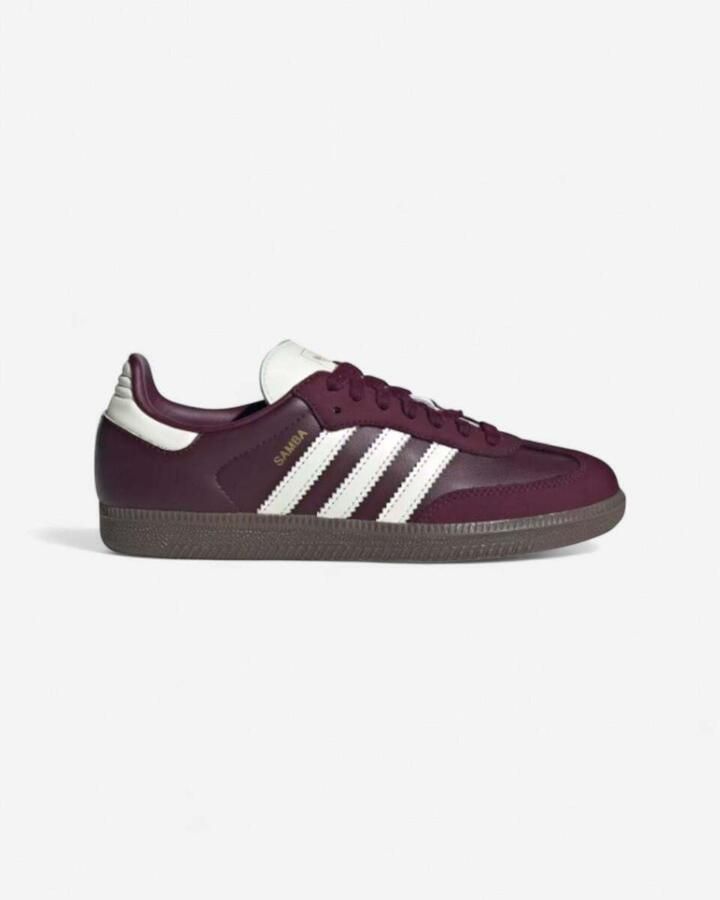 Adidas Lage Sneakers Samba OG Maroon Off White Gum ( 's)