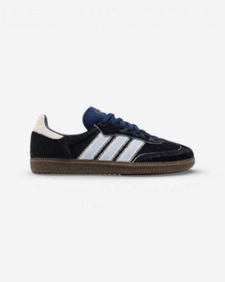 Adidas Lage Sneakers Samba OG Pony Hair Night Indigo Clear Sky (Women's)