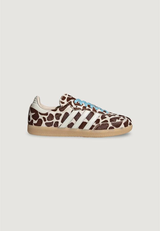 ADIDAS ORIGINALS Sneakers laag 'SAMBA' lichtbeige hemelsblauw bruin