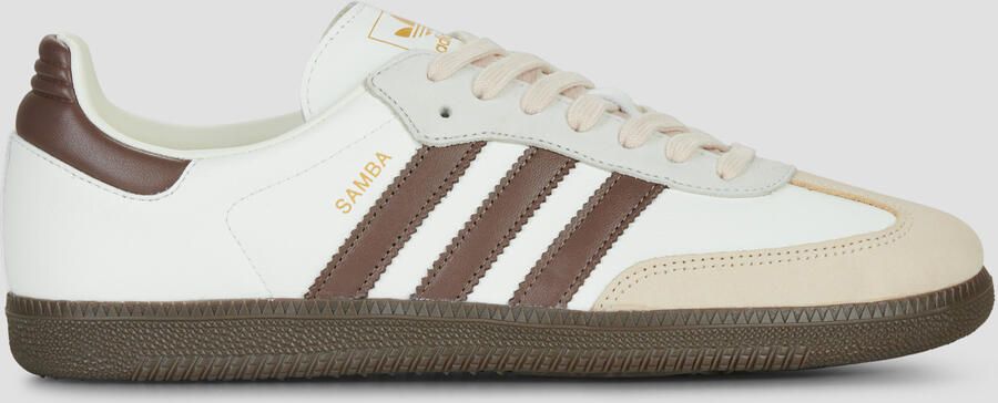 ADIDAS ORIGINALS Sneakers laag 'Samba' beige lichtbeige chocoladebruin wit - Foto 3