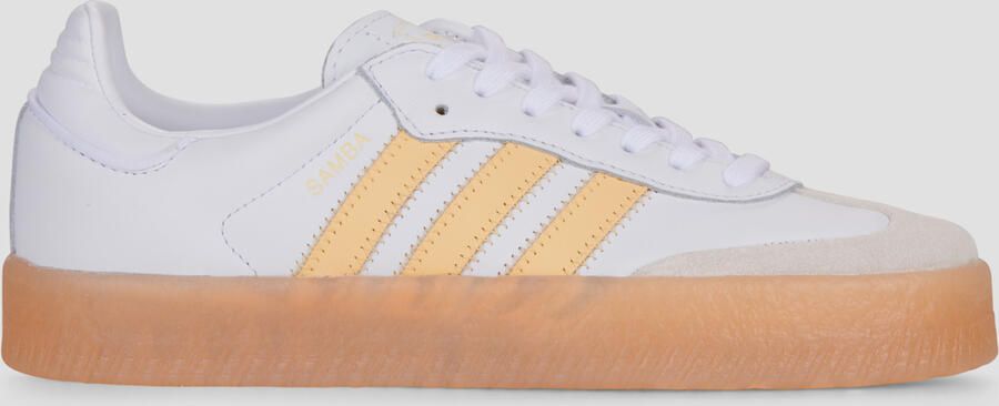 ADIDAS ORIGINALS Sneakers laag 'SAMBAE' geel lichtgrijs wit - Foto 4