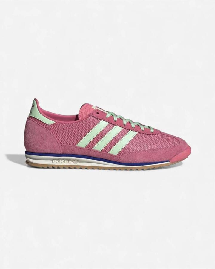 Adidas Lage Sneakers SL72 Pink Fusion Green Spark (Women's)