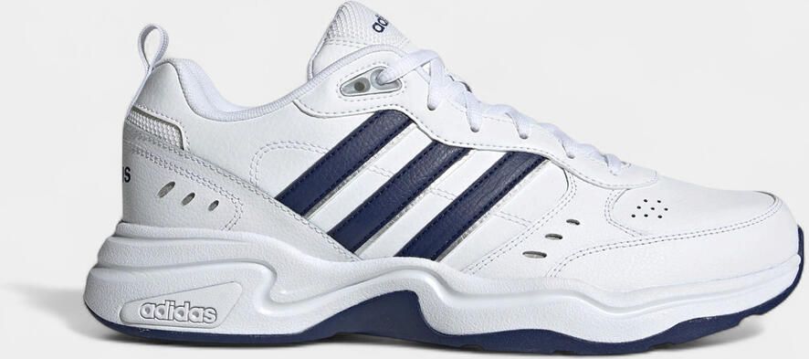 Adidas Lage Sneakers Strutter Cloud White Dark Blue Matte Silver