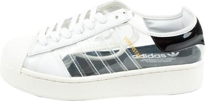 Adidas Originals Superstar Bold W Dames Sneakers Sportschoenen Schoenen Wit Transparant FV336 - Foto 5