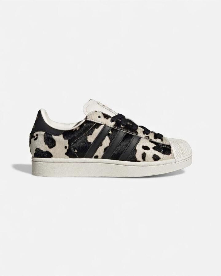 Adidas Lage Sneakers Superstar Cow Print (Women's)