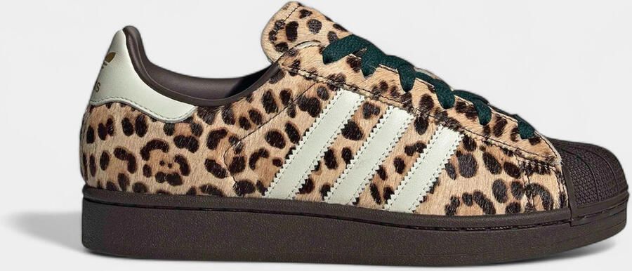 Adidas Lage Sneakers Superstar II Leopard Dark Brown Ivory ( 's)