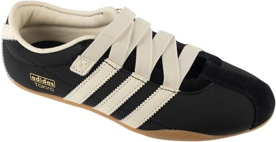 ADIDAS ORIGINALS Ballerina met riempjes 'Tokyo MJ' zwart wolwit