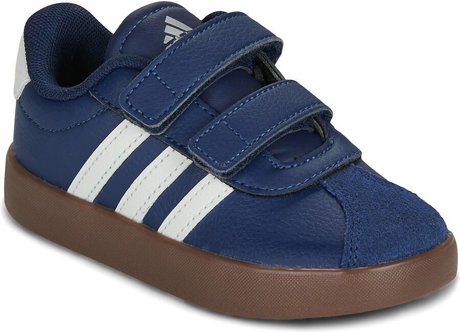 Adidas Sportswear VL Court 3.0 leren sneakers donkerblauw wit Suède - Foto 4