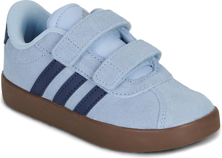 Adidas VL Court Babyschoenen Blauw Leer